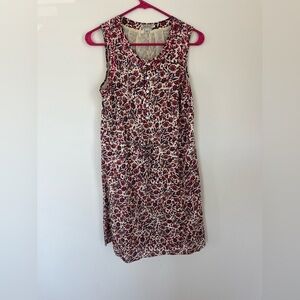 Lucky Brand Floral Tie-Waist Dress